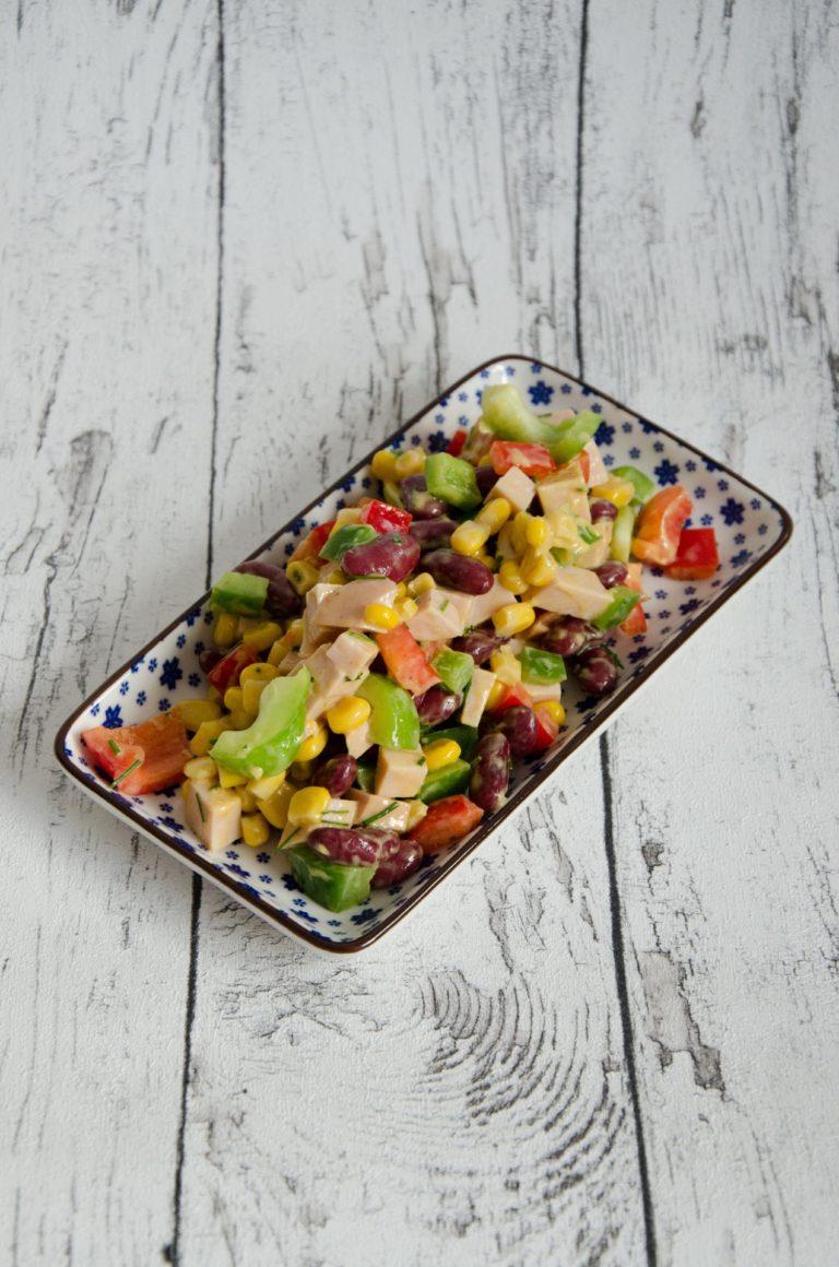 Bohnen-Mais Salat mit Fleischwurst – DragonDanielas Hobbyblog